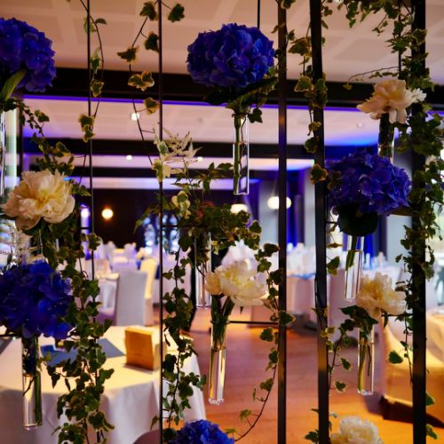 Décoration fleurale de mariage en Côtes-d'Armor