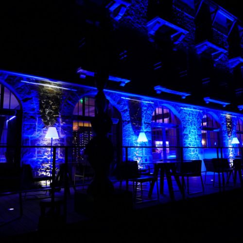 Mariage en Côtes-d'Armor - espace extérieur du Castel Beau Site