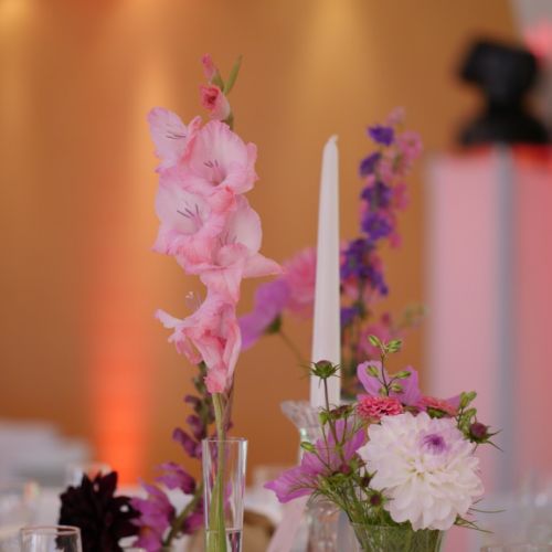 Fleurs table mariage Dinan