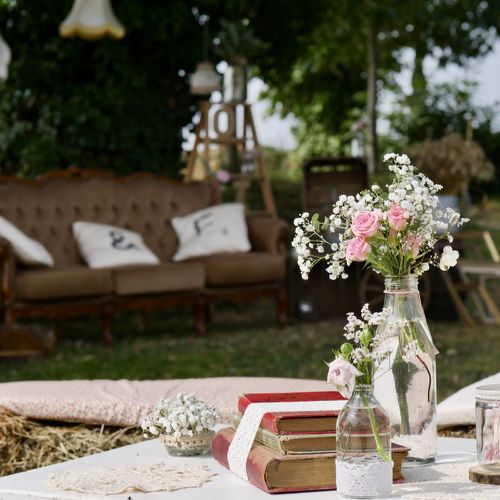 Déco mariage manoir Dol de Bretagne