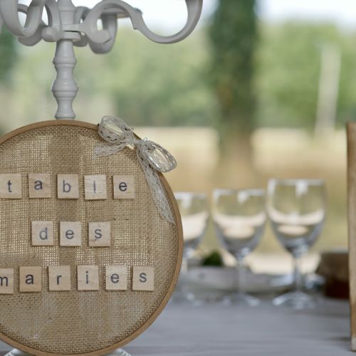 photo déco table Dol de Bretagne