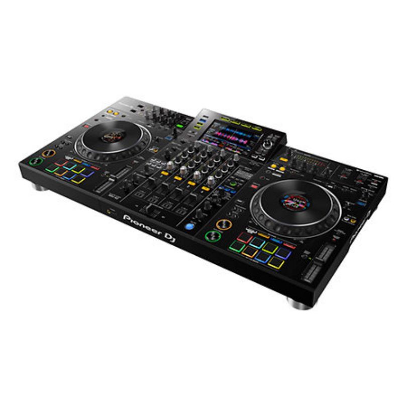 Contrôleur DJ professionnel avec platines et table de mixage intégrée